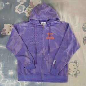 Gallery Dept. Tie-dye Zip-up Hooded Sweatshirt